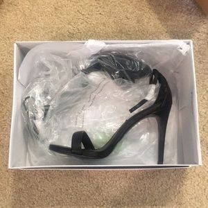 Steve Madden Stecy Sandal (Black Smooth)